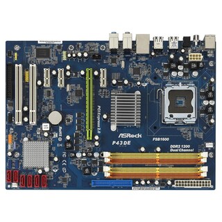 Foto 1 | Placa Madre Asrock P43de Lga 775 Intel P43 Ddr2 Atx - Venta Internacional.