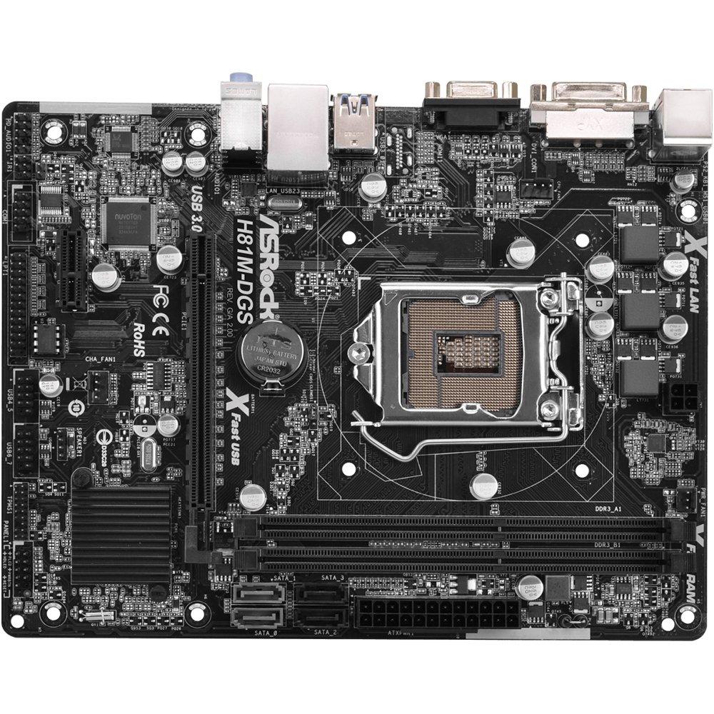 Foto 1 | Placa Madre Asrock H81m-dgs R2.0 Lga 1150 Intel H81 Ddr3 - Venta Internacional.