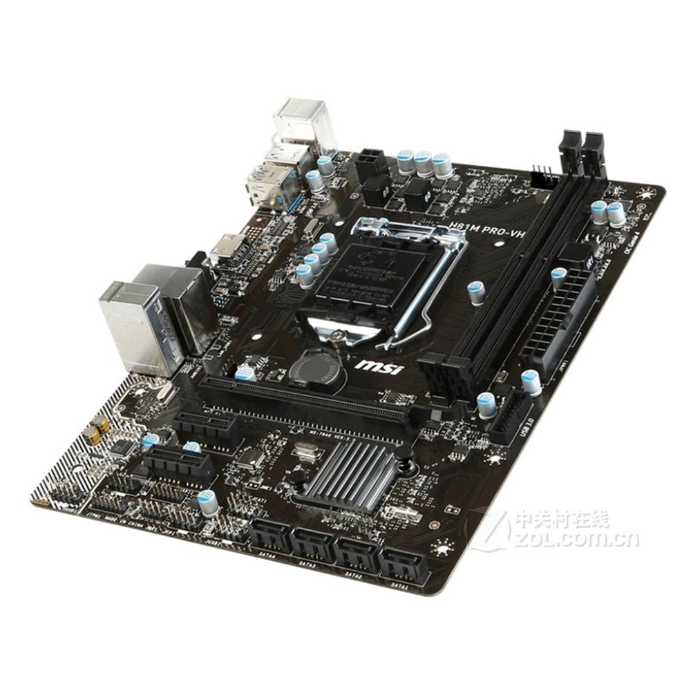 Foto 4 pulgar | Placa Madre Msi H81m Pro-vh Lga 1150 Intel H81 Ddr3 Micro Atx - Venta Internacional.