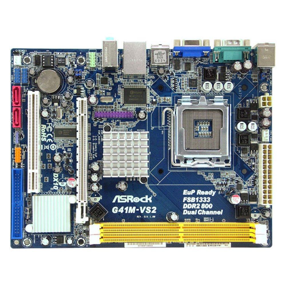 Foto 2 pulgar | Placa Madre Asrock G41m-vs2 Lga 775 Intel G41 Ddr2 Micro Atx - Venta Internacional.