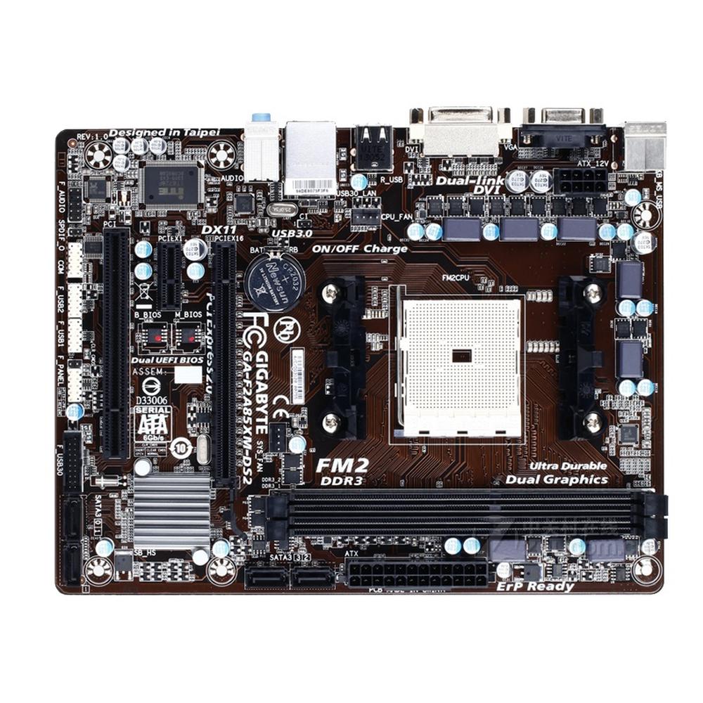 Foto 2 pulgar | Placa Madre Gigabyte Ga-f2a85xm-ds2 Socket Fm2 Amd A85x Ddr3 - Venta Internacional.