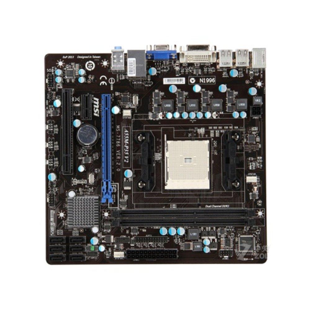 Foto 2 pulgar | Placa Madre Msi A55m-p35 V2 Socket Fm1 Amd A55 Ddr3 Micro Atx - Venta Internacional.