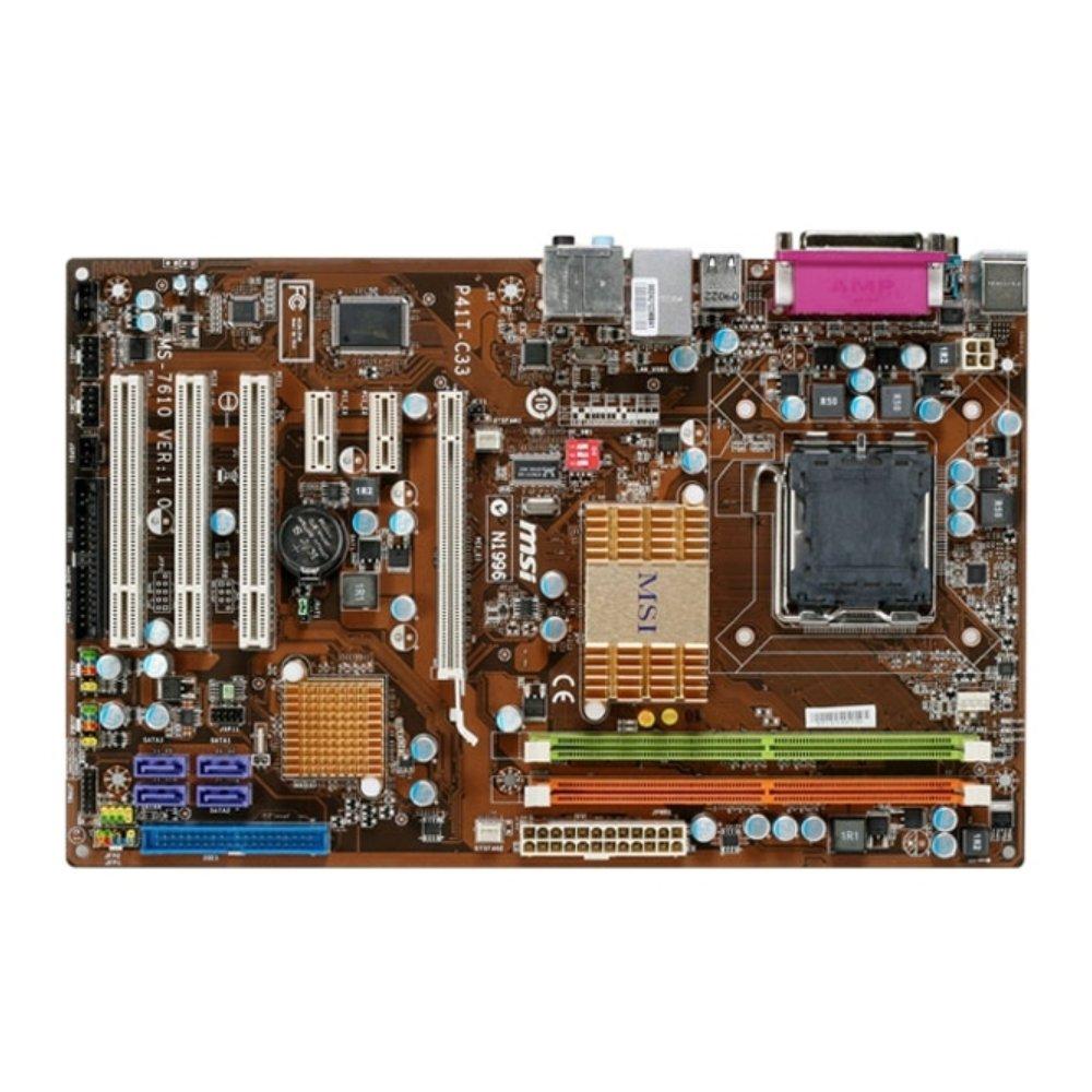 Foto 2 pulgar | Placa Madre Msi P41t-c31 Lga 775 Intel P41 Ddr2 Atx - Venta Internacional.