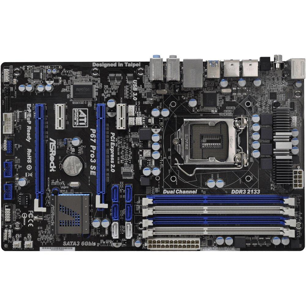Placa Madre Asrock P67 Pro3 Se Lga 1155 Intel P67 Ddr3 Atx - Venta Internacional. $1,564
