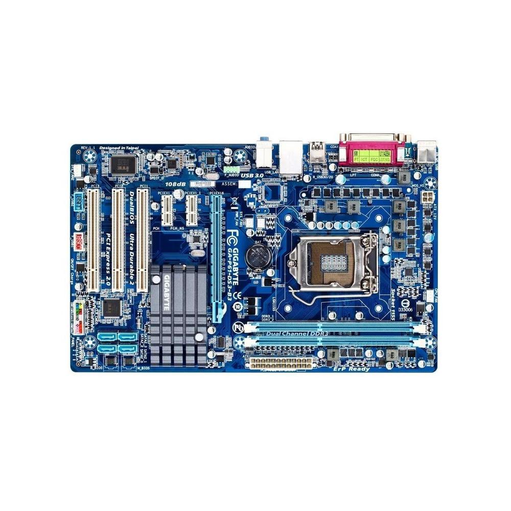 Foto 2 pulgar | Placa Madre Gigabyte Ga-p61-ds3-b3 Lga 1155 Intel H61 Ddr3 - Venta Internacional.