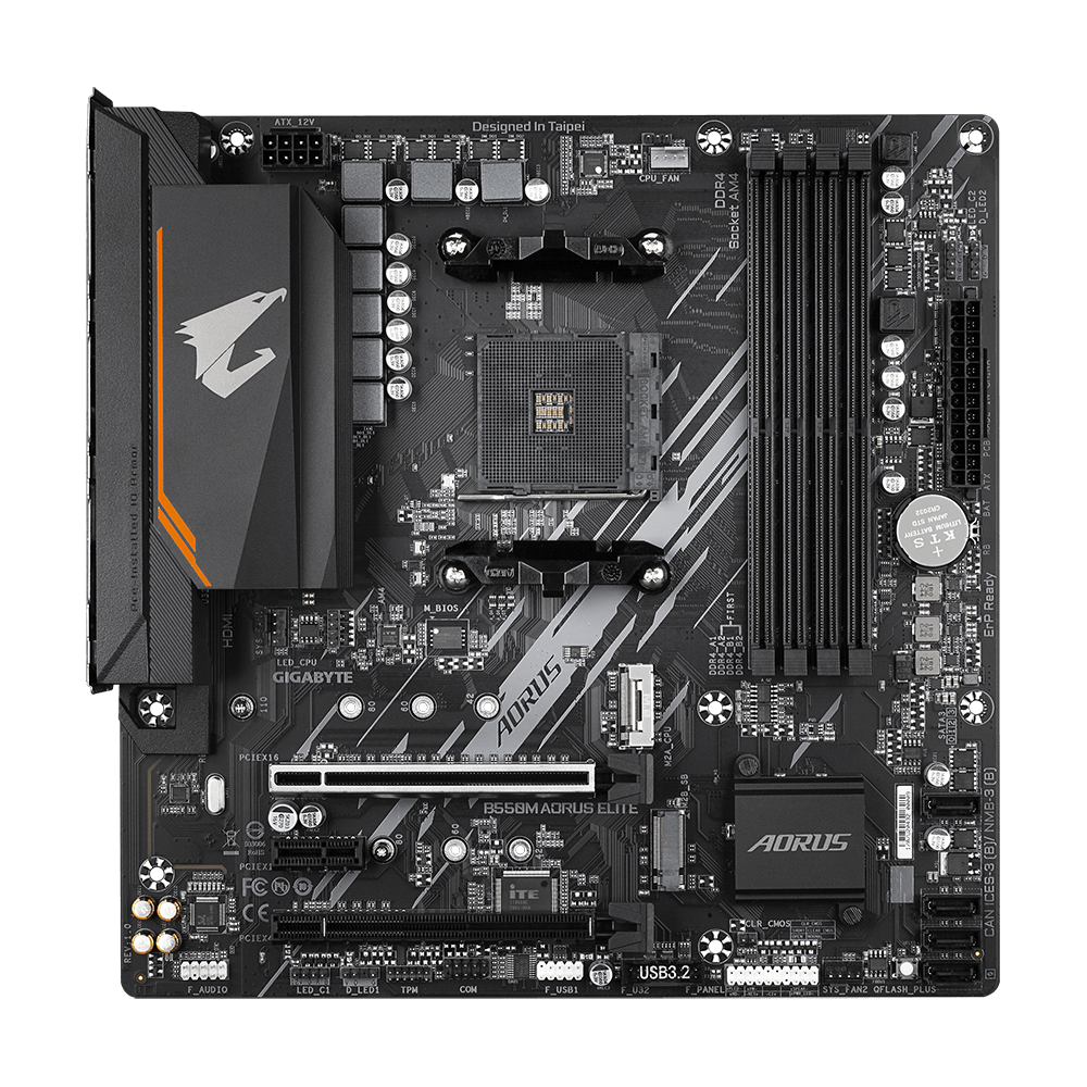 Foto 2 pulgar | Placa Madre Gigabyte B550m Aorus Elite Amd Am4 Ddr4 Atx - Venta Internacional.