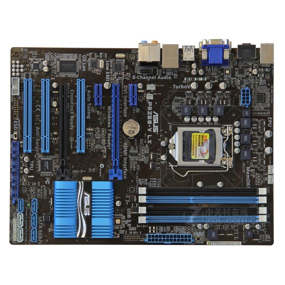 Foto 2 pulgar | Placa Madre Asus P8z68-v Lx Lga 1155 Intel Z68 Ddr3 Atx - Venta Internacional.