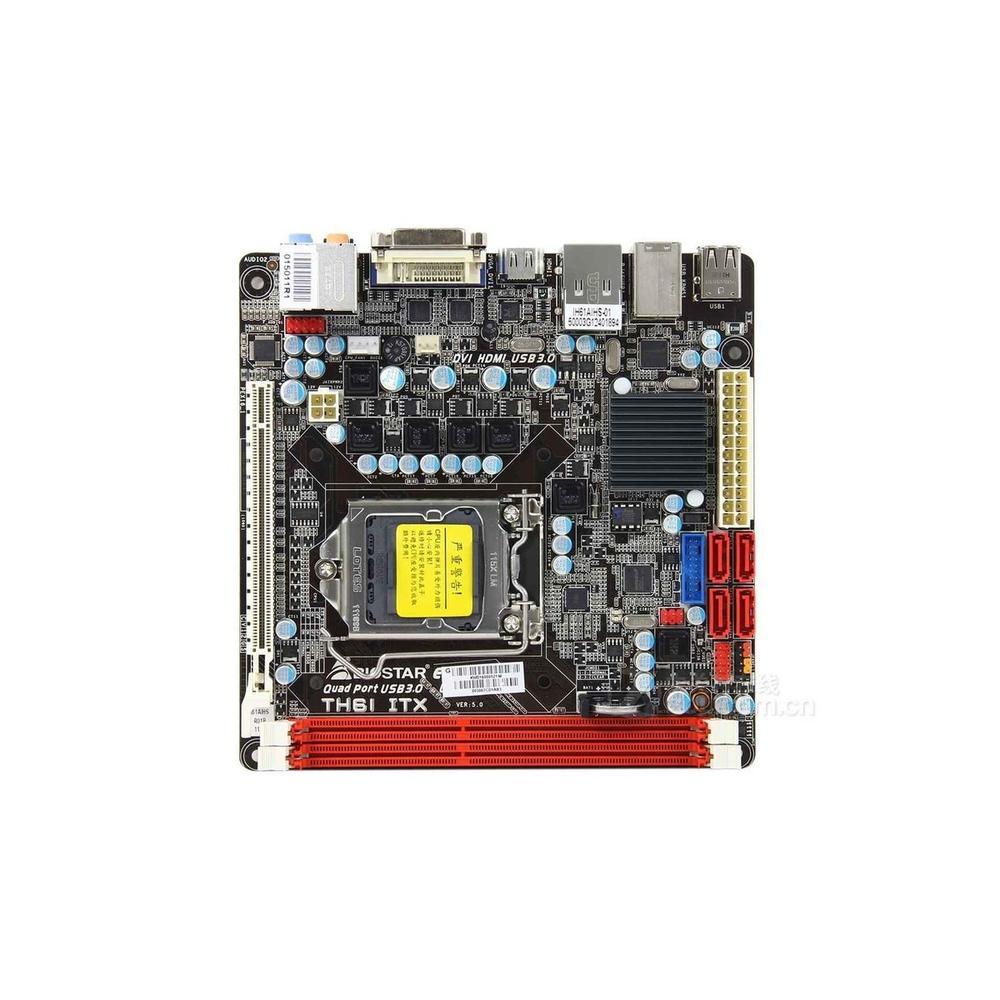 Foto 2 pulgar | Placa Madre Biostar Th61 Itx Lga 1155 Intel H61 Ddr3 De 16 Gb - Venta Internacional.