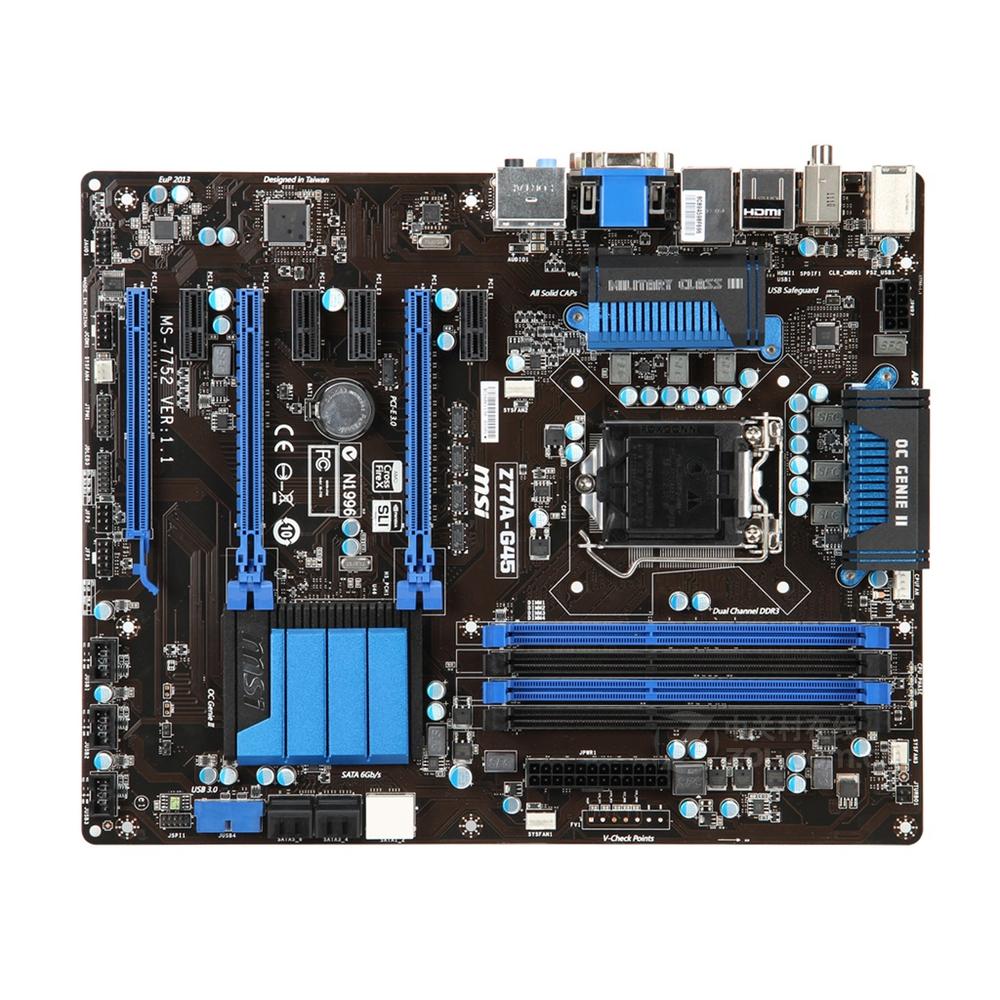 Foto 2 pulgar | Placa Madre Msi Z77a-g45 Lga 1155 Intel Z77 Ddr3 Atx - Venta Internacional.