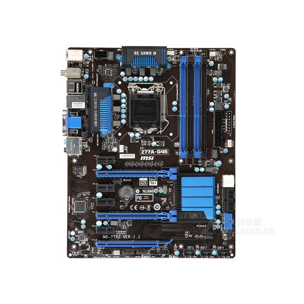 Foto 2 | Placa Madre Msi Z77a-g45 Lga 1155 Intel Z77 Ddr3 Atx - Venta Internacional.