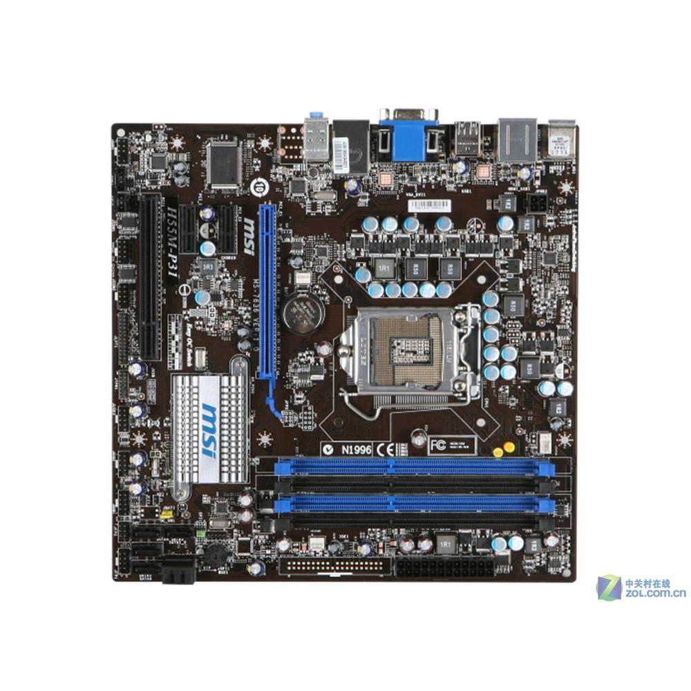 Foto 3 pulgar | Placa Madre Msi H55m-p31 Lga 1156 Intel H55 Ddr3 Micro Atx - Venta Internacional.