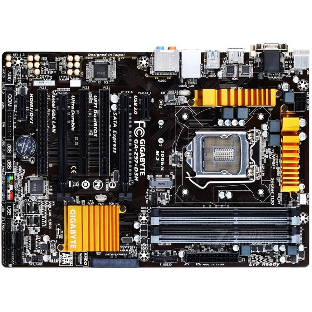 Foto 2 pulgar | Placa Madre Gigabyte Z97-d3h (rev.1.1) Lga 1150 Ddr3 Atx - Venta Internacional.