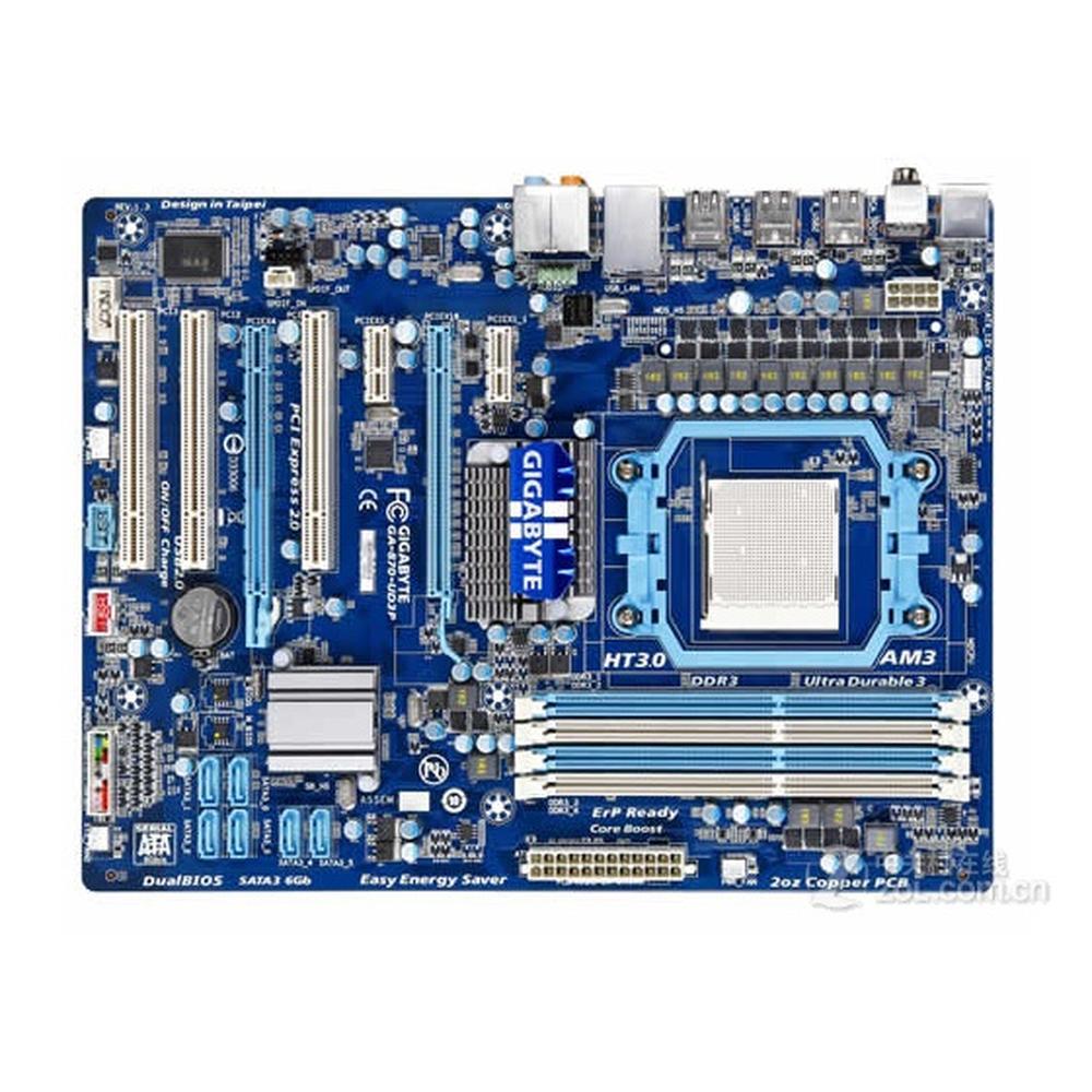 Foto 2 pulgar | Placa Madre Gigabyte Ga-870-ud3p (rev.1.0) Socket Am3 Amd 870 - Venta Internacional.