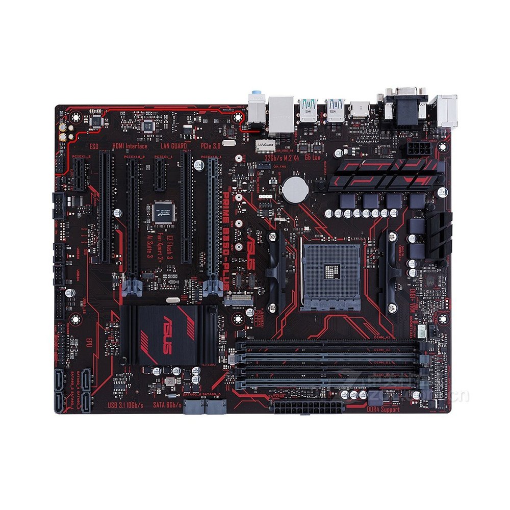 Foto 2 pulgar | Placa Base Asus Prime B350-plus Zócalo Am4 Amd B350 Ddr4 Atx - Venta Internacional.