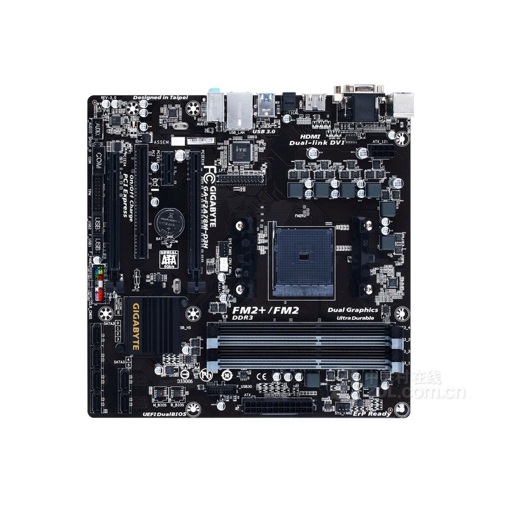 Foto 2 pulgar | Placa Madre Gigabyte F2a78m-d3h (rev. 3.0) Socket Fm2+ Amd A78 Ddr3 - Venta Internacional.