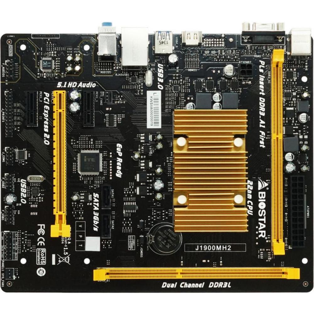 Foto 2 pulgar | Placa Madre Biostar J1900mh2 Con Cpu Ddr3 Micro Atx Integrada - Venta Internacional.