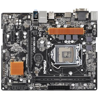 Foto 1 | Placa Madre Asrock H110m-hdv Lga 1151 Intel H110 Ddr4 32 Gb - Venta Internacional.
