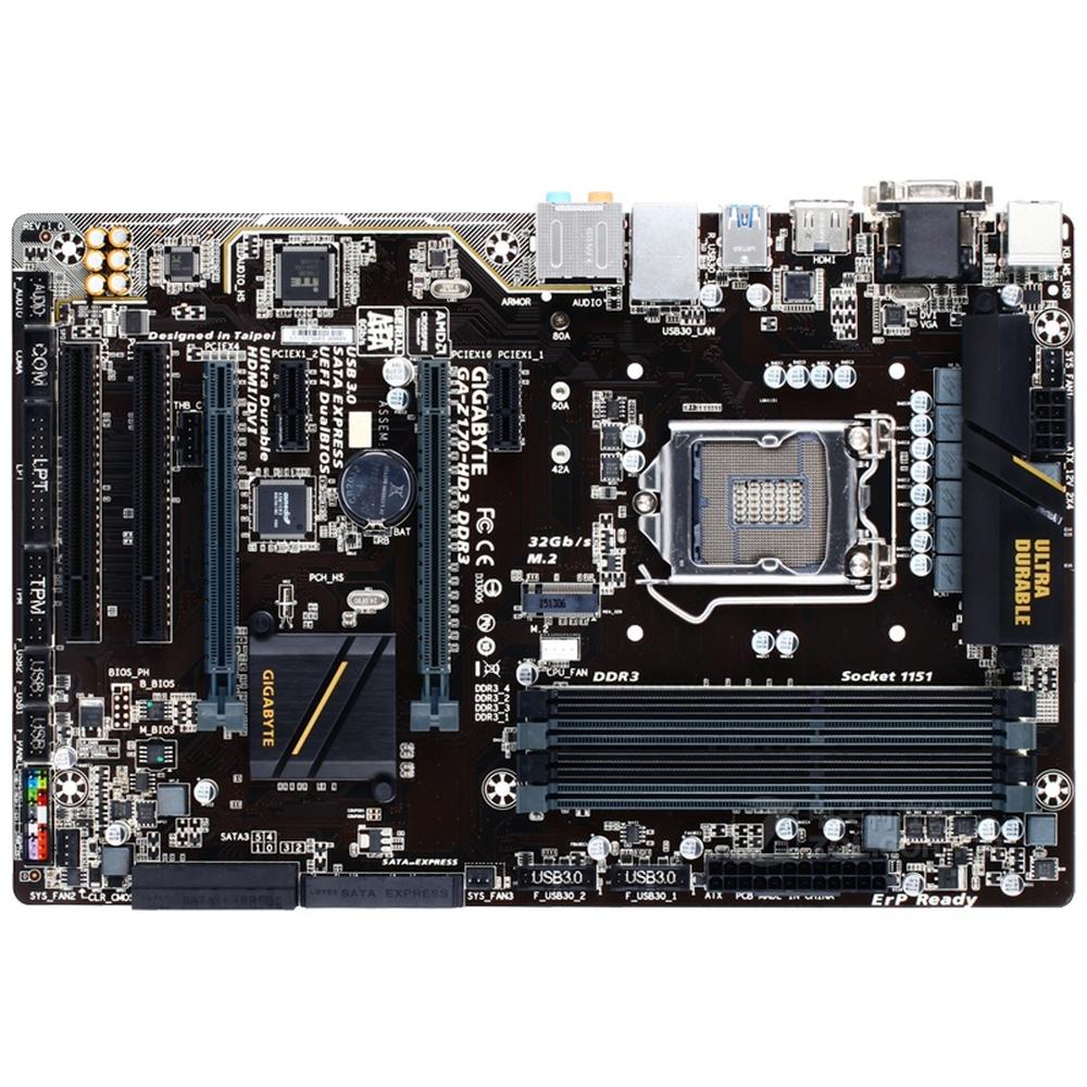 Foto 1 | Placa Madre Gigabyte Z170-hd3 Ddr3 (rev.1.0) Lga 1151 Atx - Venta Internacional.
