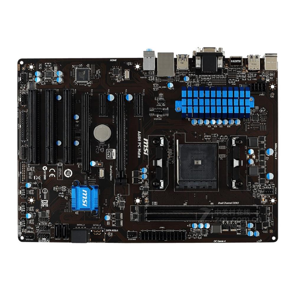 Foto 2 pulgar | Placa Madre Msi A68h Pc Mate Socket Fm1 Ddr3 Atx - Venta Internacional.