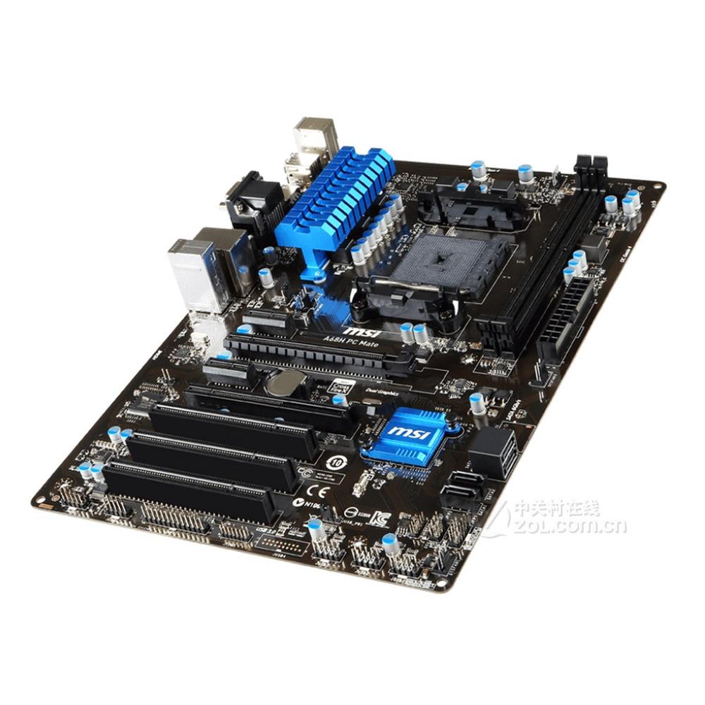 Foto 4 pulgar | Placa Madre Msi A68h Pc Mate Socket Fm1 Ddr3 Atx - Venta Internacional.