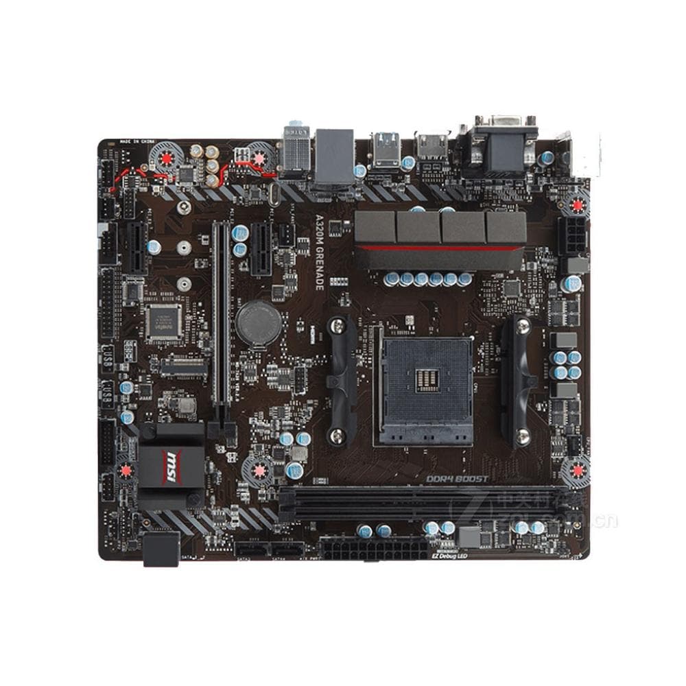 Placa Base Msi A320m Grenade Socket Am4 Amd A320 Ddr4 Micro Atx - Venta Internacional. $2,348