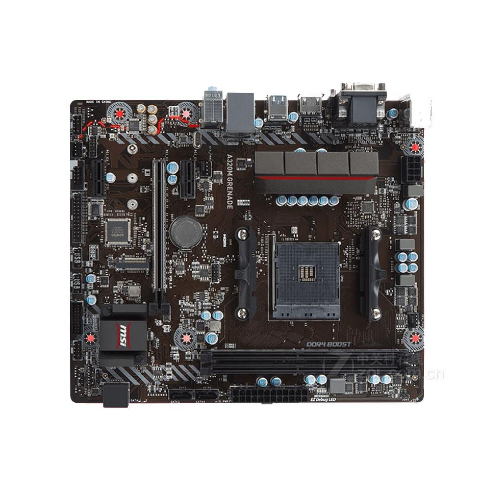 Foto 2 pulgar | Placa Base Msi A320m Grenade Socket Am4 Amd A320 Ddr4 Micro Atx - Venta Internacional.