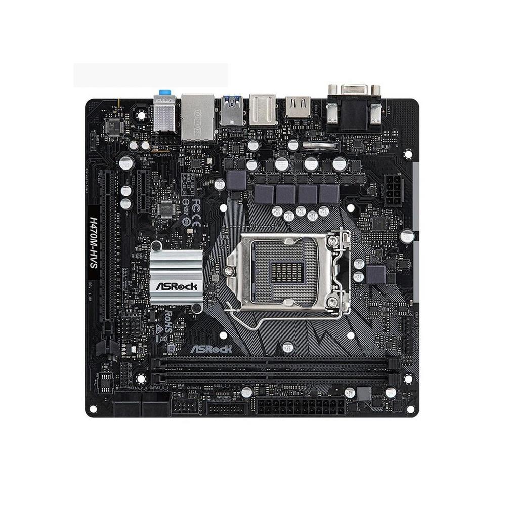 Foto 2 pulgar | Placa Madre Asrock H470m-hvs Lga 1200 Intel H470 Ddr4 Micro Atx - Venta Internacional.