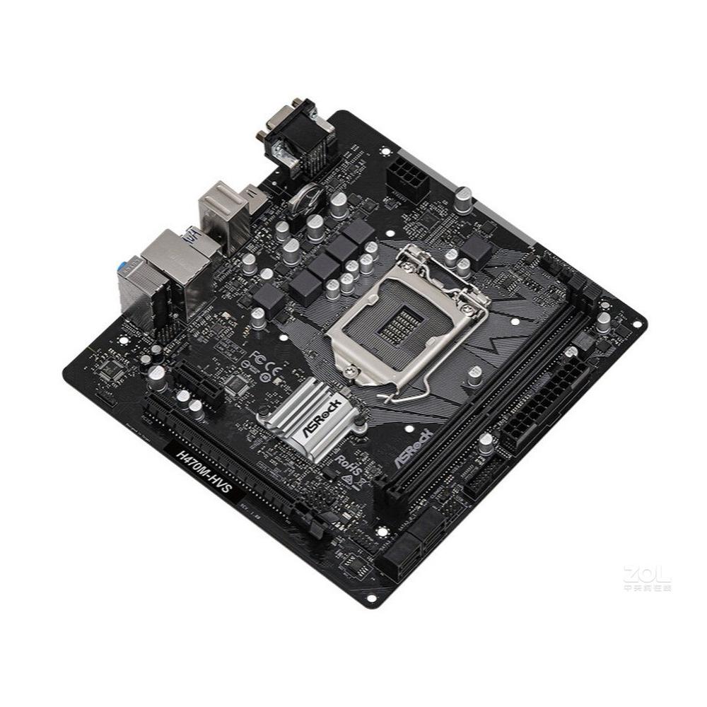 Foto 3 pulgar | Placa Madre Asrock H470m-hvs Lga 1200 Intel H470 Ddr4 Micro Atx - Venta Internacional.
