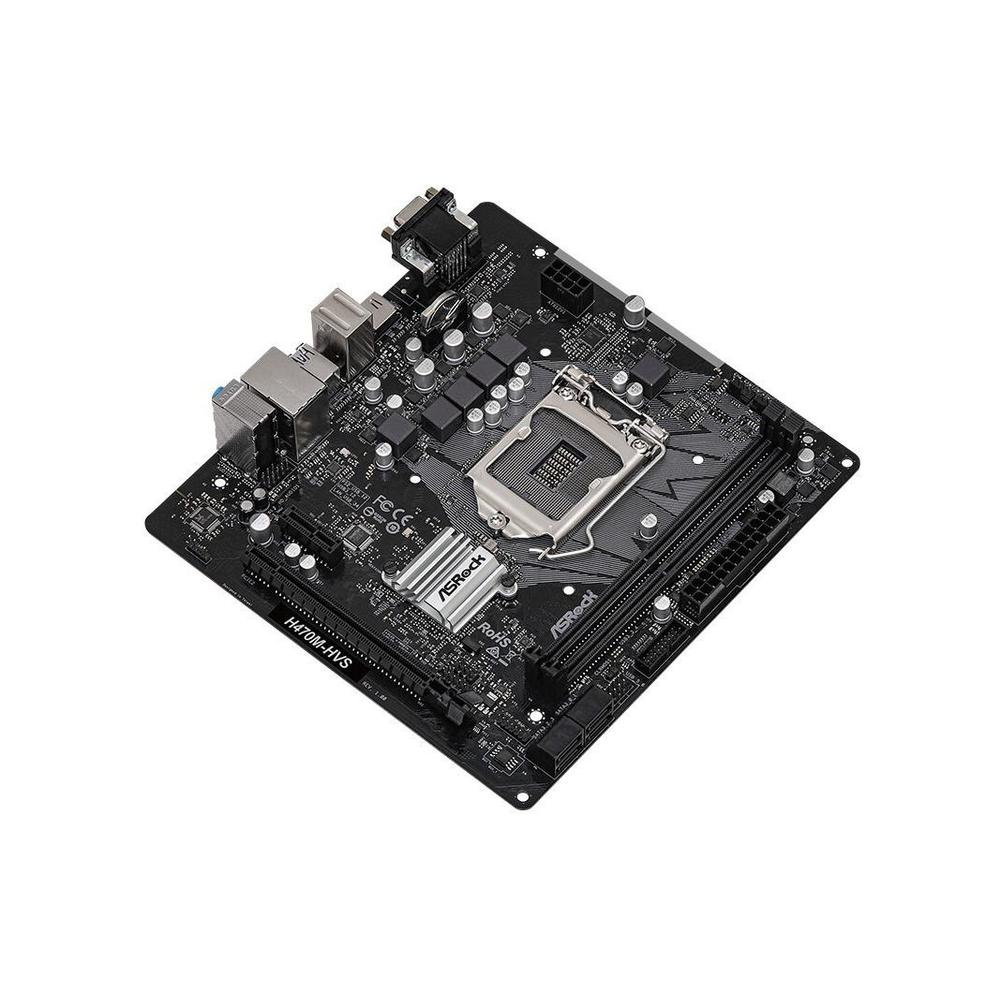 Foto 4 pulgar | Placa Madre Asrock H470m-hvs Lga 1200 Intel H470 Ddr4 Micro Atx - Venta Internacional.