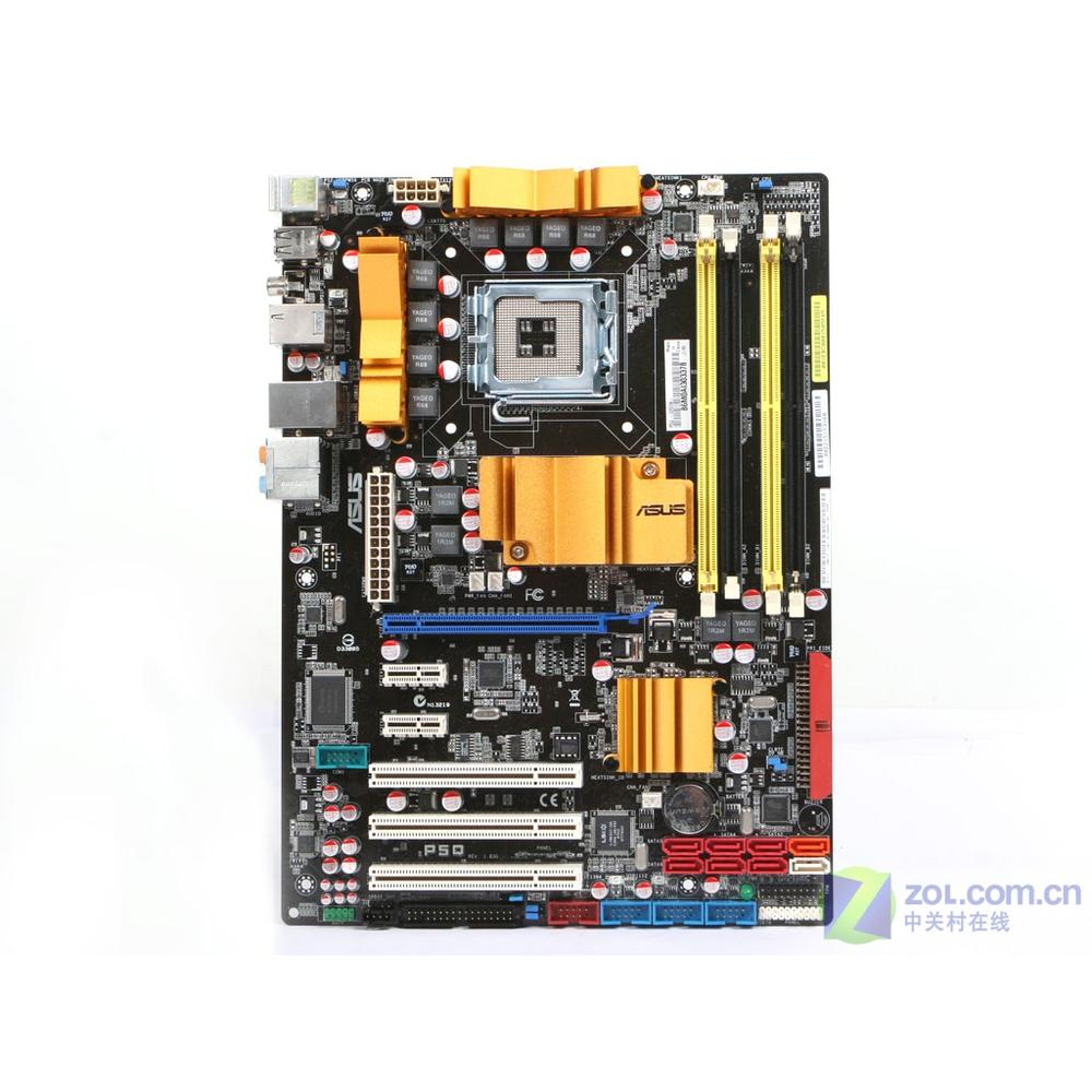 Foto 2 pulgar | Placa Madre Asus P5q Lga 775 Intel P45 Ddr2 Atx Usada - Venta Internacional.