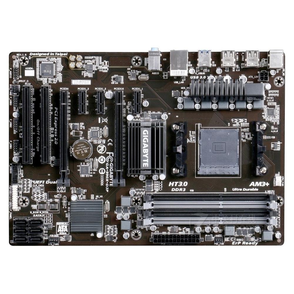 Foto 2 pulgar | Placa Madre Gigabyte 990x-d3p (rev.1.0) Socket Am3+ Ddr3 Atx - Venta Internacional.
