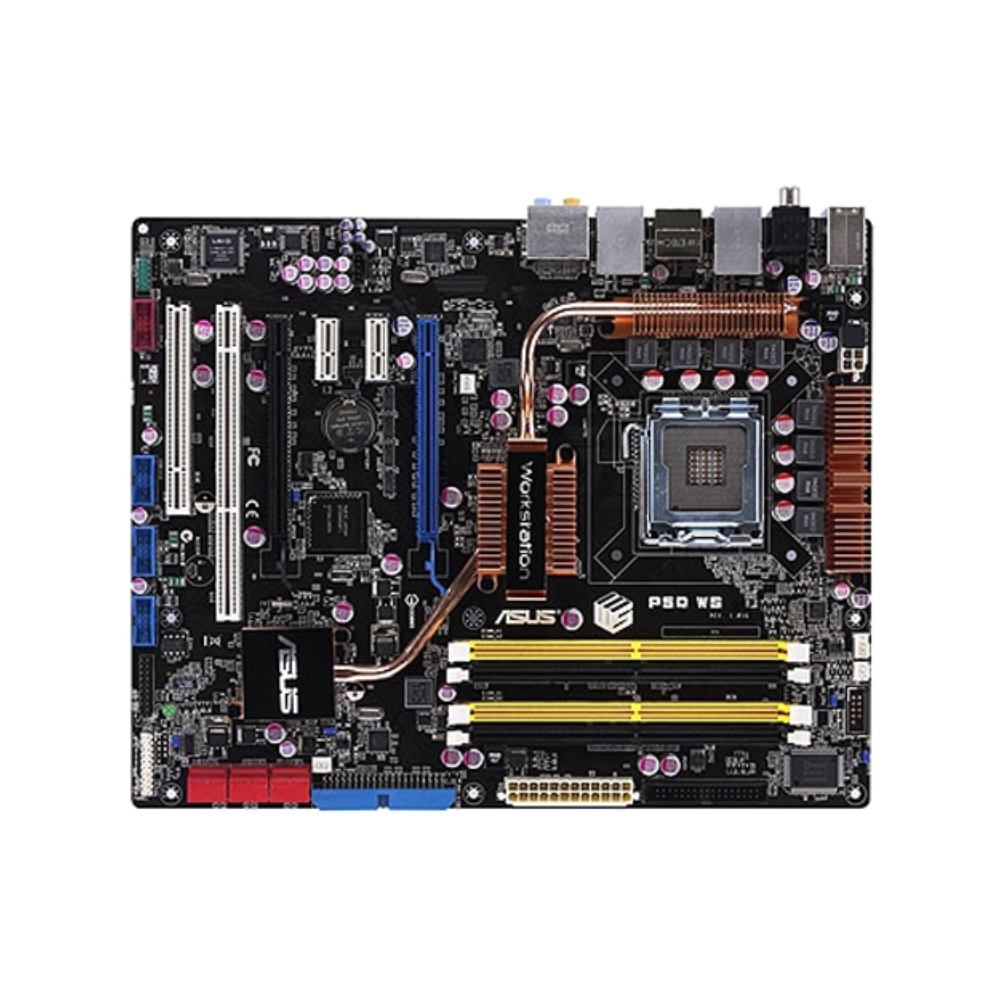 Foto 2 pulgar | Placa Madre Asus P5q Ws Lga 775 Intel P45 Ddr2 Atx Usada - Venta Internacional.