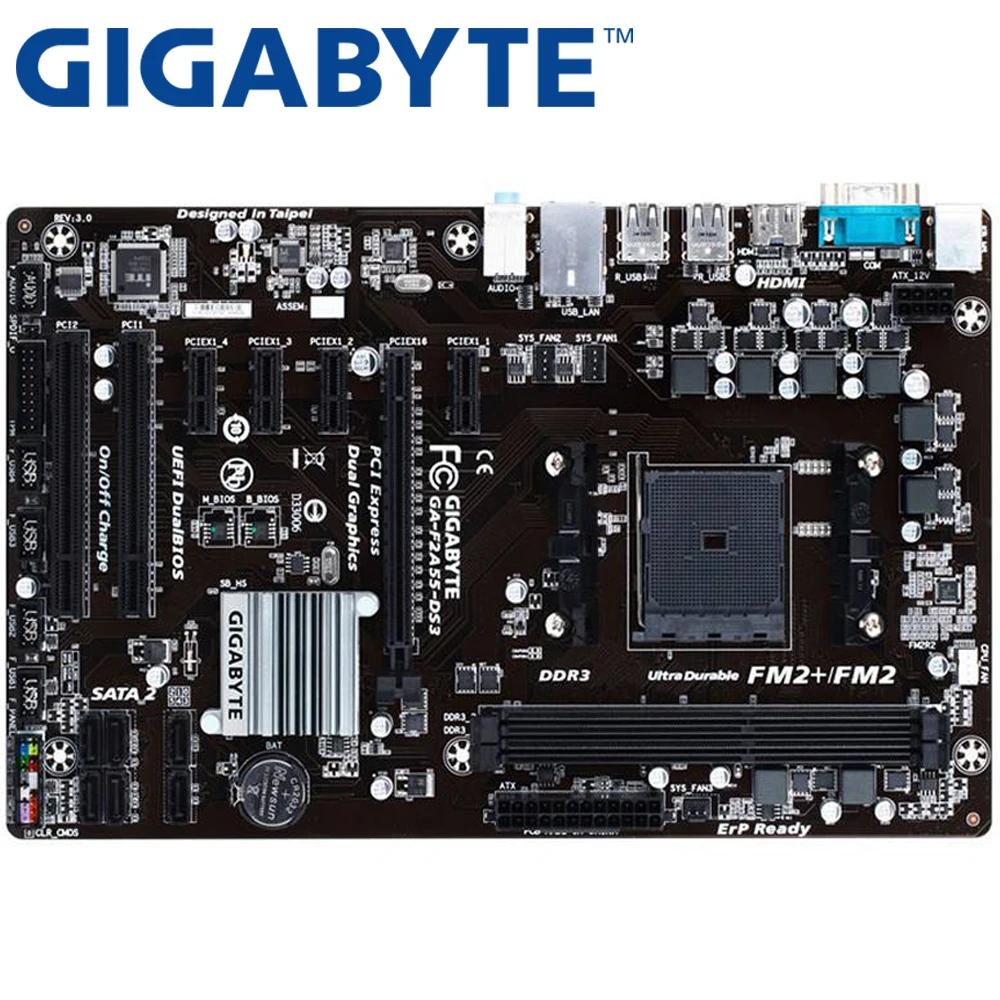 Foto 2 pulgar | Placa Madre Gigabyte Ga-f2a55-ds3 (rev. 3.0) Socket Fm2 Amd A55 - Venta Internacional.