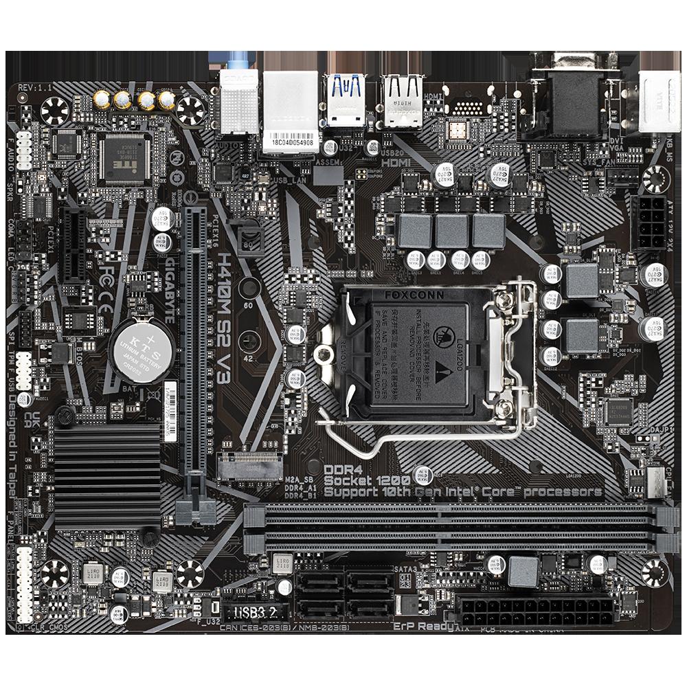 Foto 2 pulgar | Placa Madre Gigabyte H410m S2 V3 Lga1200 Intel H410 Ddr4 - Venta Internacional.