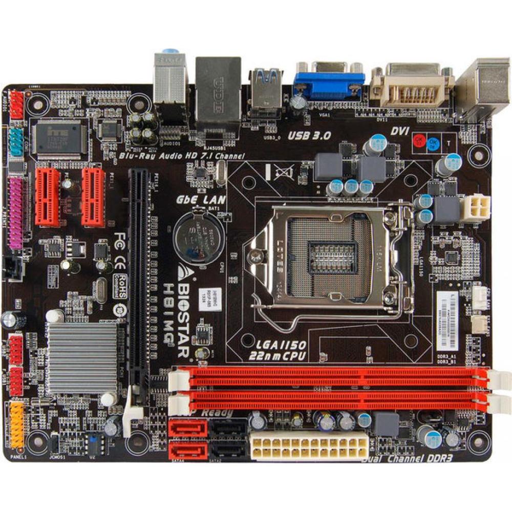 Foto 2 pulgar | Placa Madre Biostar H81mg Ver Lga 1150 Intel H81 Ddr3 Micro Atx - Venta Internacional.