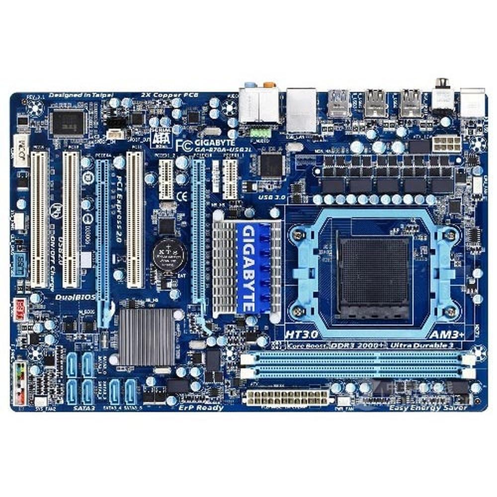 Foto 1 | Placa Madre Gigabyte Ga-870a-usb3l Socket Am3/am3+ Ddr3 Atx - Venta Internacional.