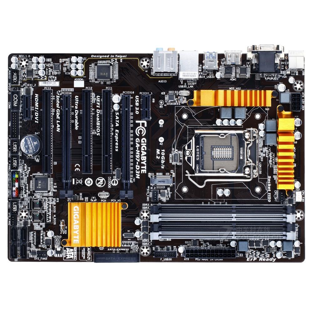 Foto 2 pulgar | Placa Madre Gigabyte H97-d3h (rev.1.0) Lga 1150 Intel H97 Ddr3 - Venta Internacional.