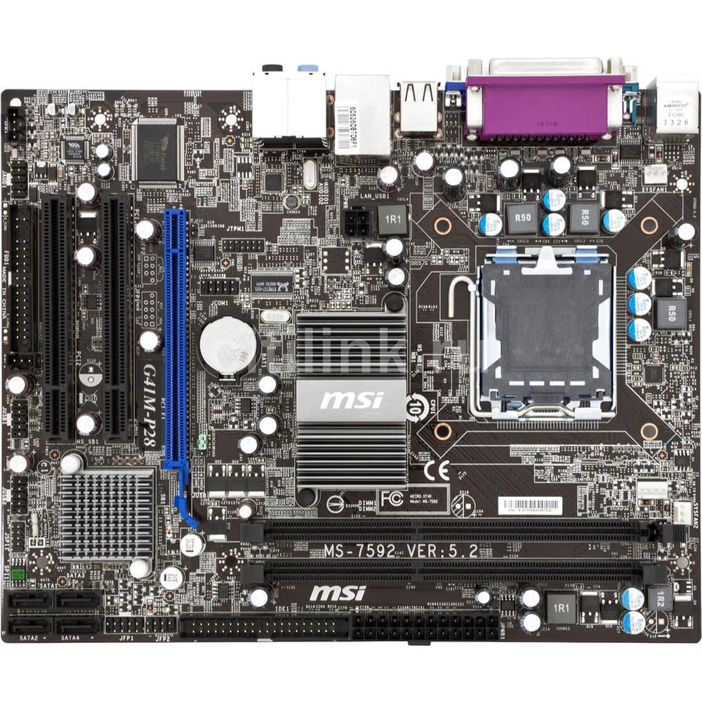 Foto 2 pulgar | Placa Madre Msi G41m-p28 Lga 775 Intel G41 Ddr3 Micro Atx - Venta Internacional.