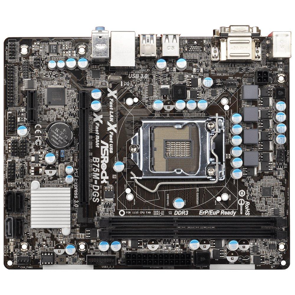 Foto 2 pulgar | Placa Madre Asrock B75m R2.0 Lga 1155 Intel B75 Ddr3 Micro Atx - Venta Internacional.