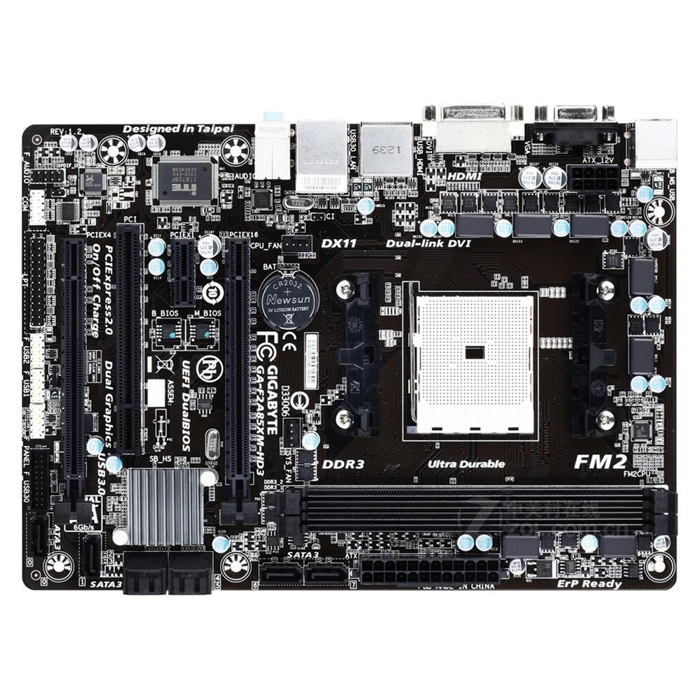 Foto 2 pulgar | Placa Madre Gigabyte Ga-f2a85xm-hd3 (rev.1.2) Socket Fm2 Amd A85x - Venta Internacional.