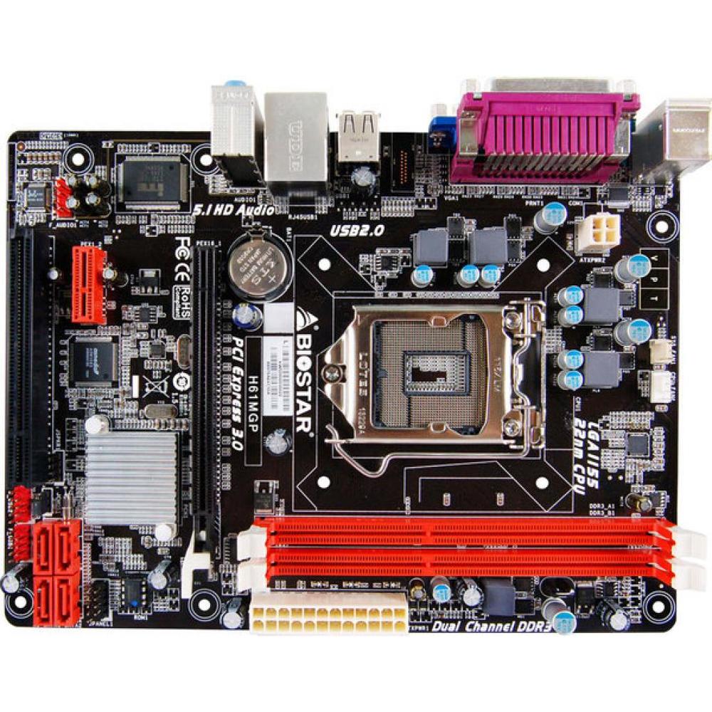Foto 2 pulgar | Placa Madre Biostar H61mgp Lga 1155 Intel H61 Ddr3 Micro Atx - Venta Internacional.