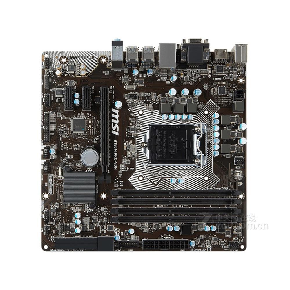 Foto 2 pulgar | Placa Madre Msi B150m Pro-vdh Lga 1151 Intel B150 Ddr4 Micro Atx - Venta Internacional.