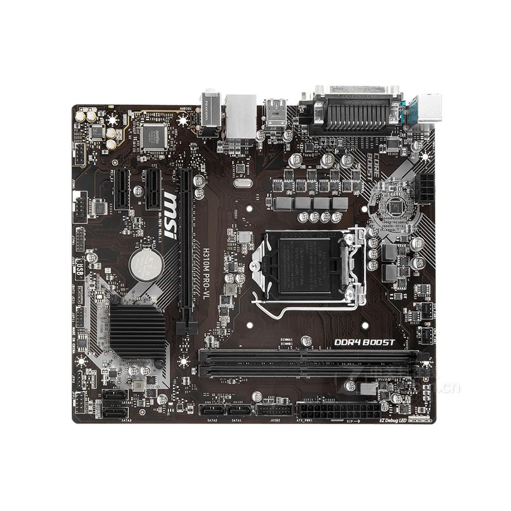 Foto 2 pulgar | Placa Madre Msi H310m Pro-vl Lga 1151 Intel H310 Ddr4 32 Gb - Venta Internacional.