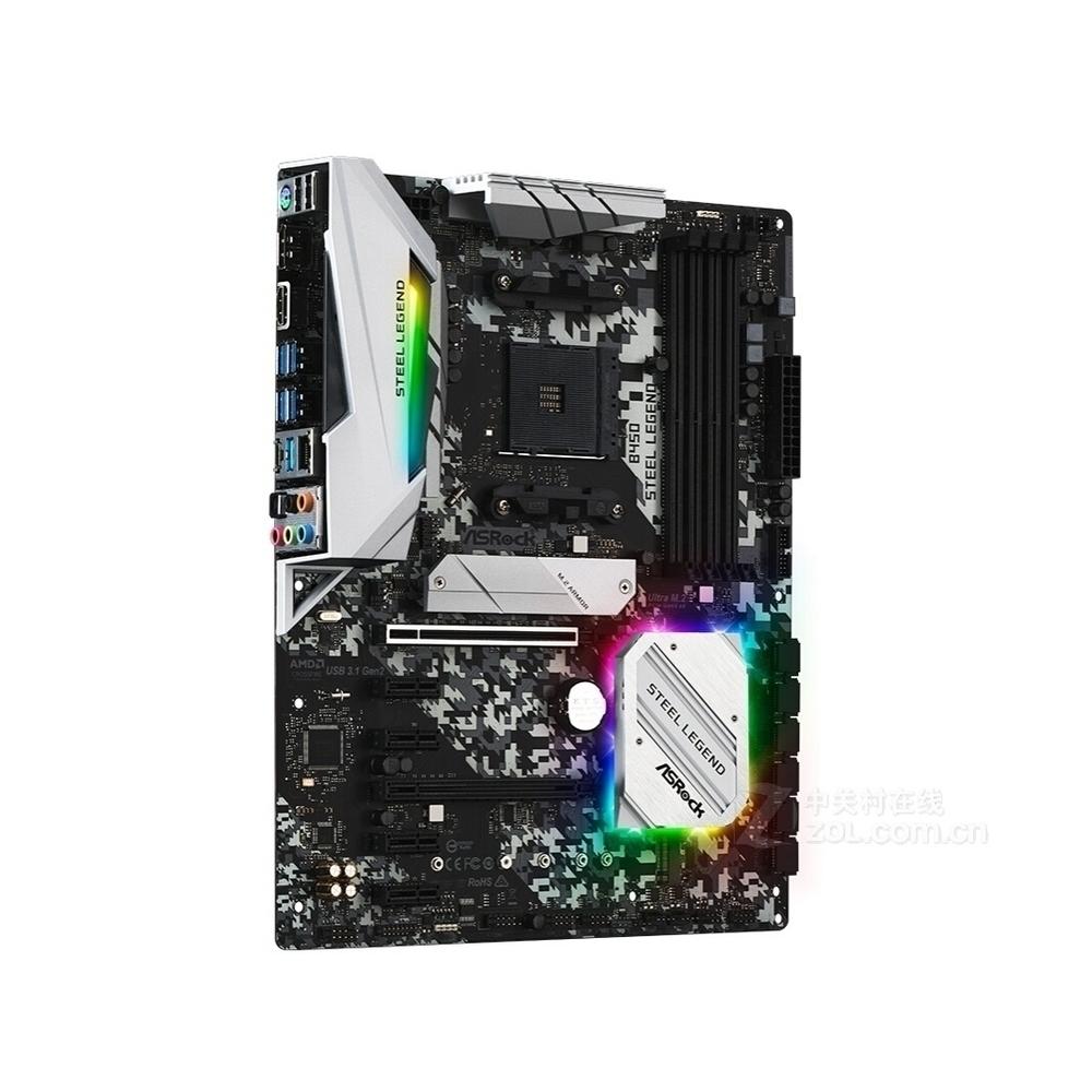 Foto 3 pulgar | Placa Madre Asrock B450 Steel Legend Socket Am4 Ddr4 Atx - Venta Internacional.