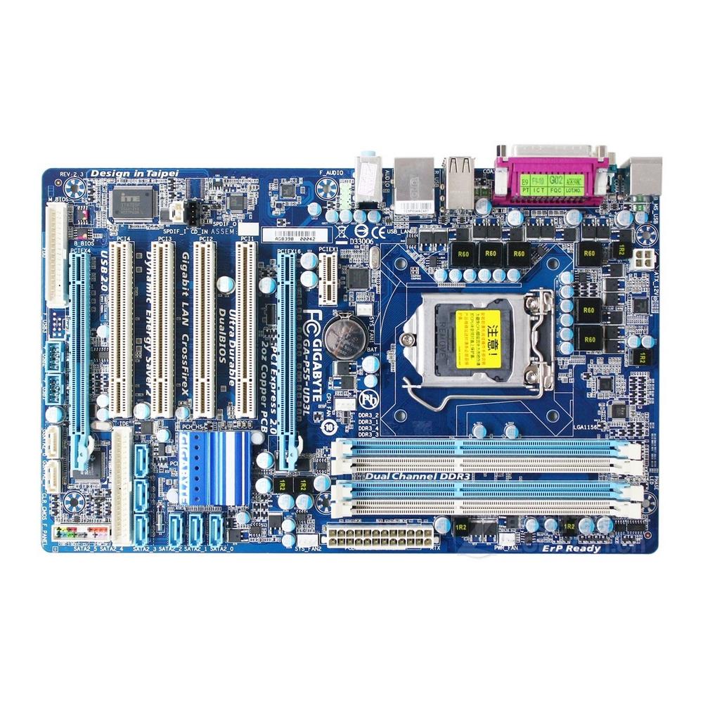 Foto 2 pulgar | Placa Madre Gigabyte Ga-p55-ud3l (rev.1.0) Lga 1156 H55 Ddr3 - Venta Internacional.