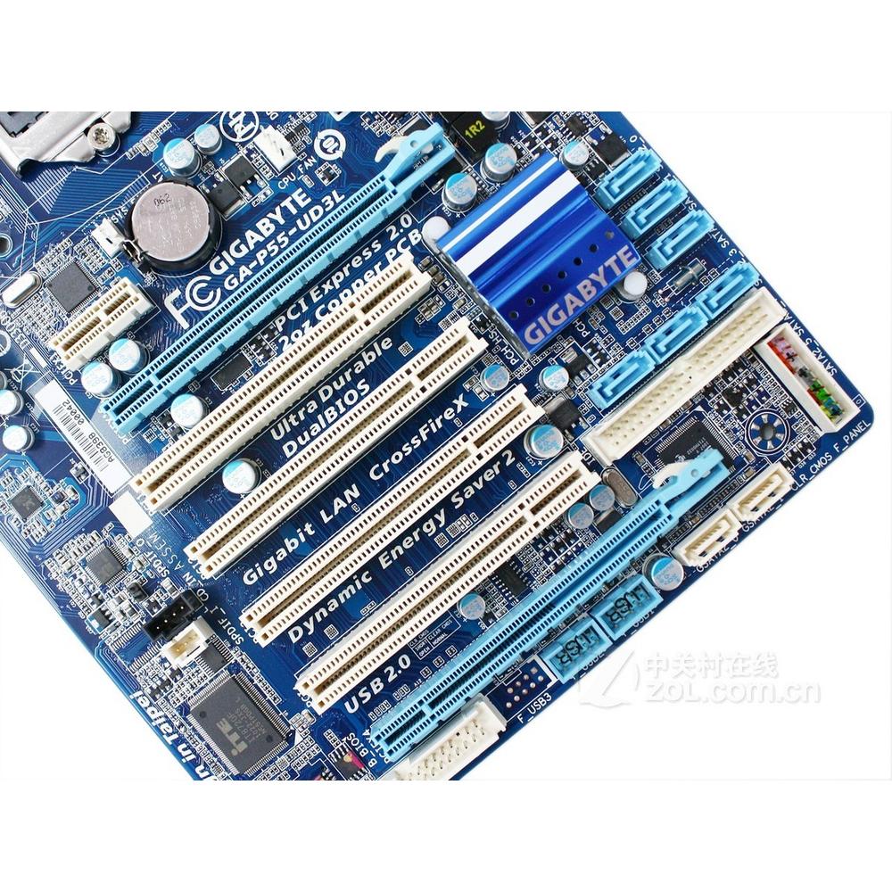 Foto 3 | Placa Madre Gigabyte Ga-p55-ud3l (rev.1.0) Lga 1156 H55 Ddr3 - Venta Internacional.