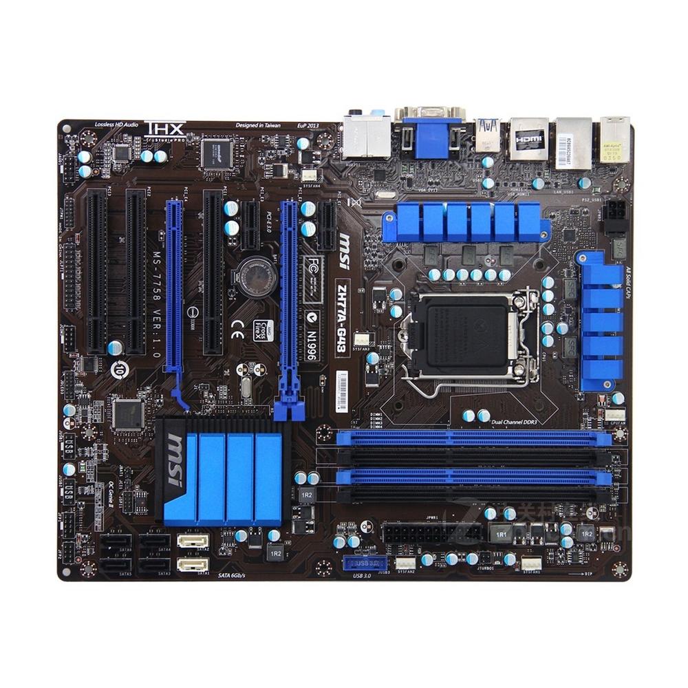 Foto 2 pulgar | Placa Madre Msi Zh77a-g43 Lga 1155 Intel H77 Ddr3 Atx - Venta Internacional.