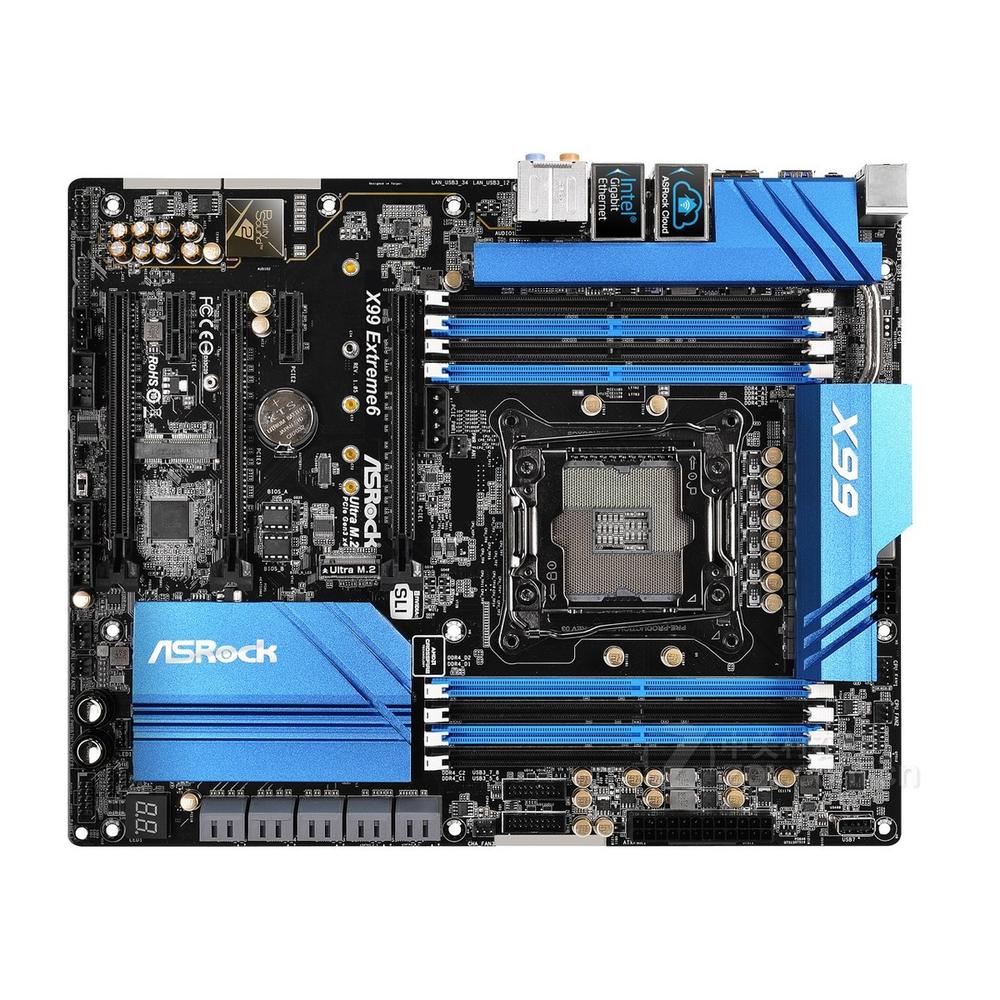 Foto 2 pulgar | Placa Madre Asrock X99 Extreme6 Lga 2011-v3 Ddr4 128 Gb Atx - Venta Internacional.