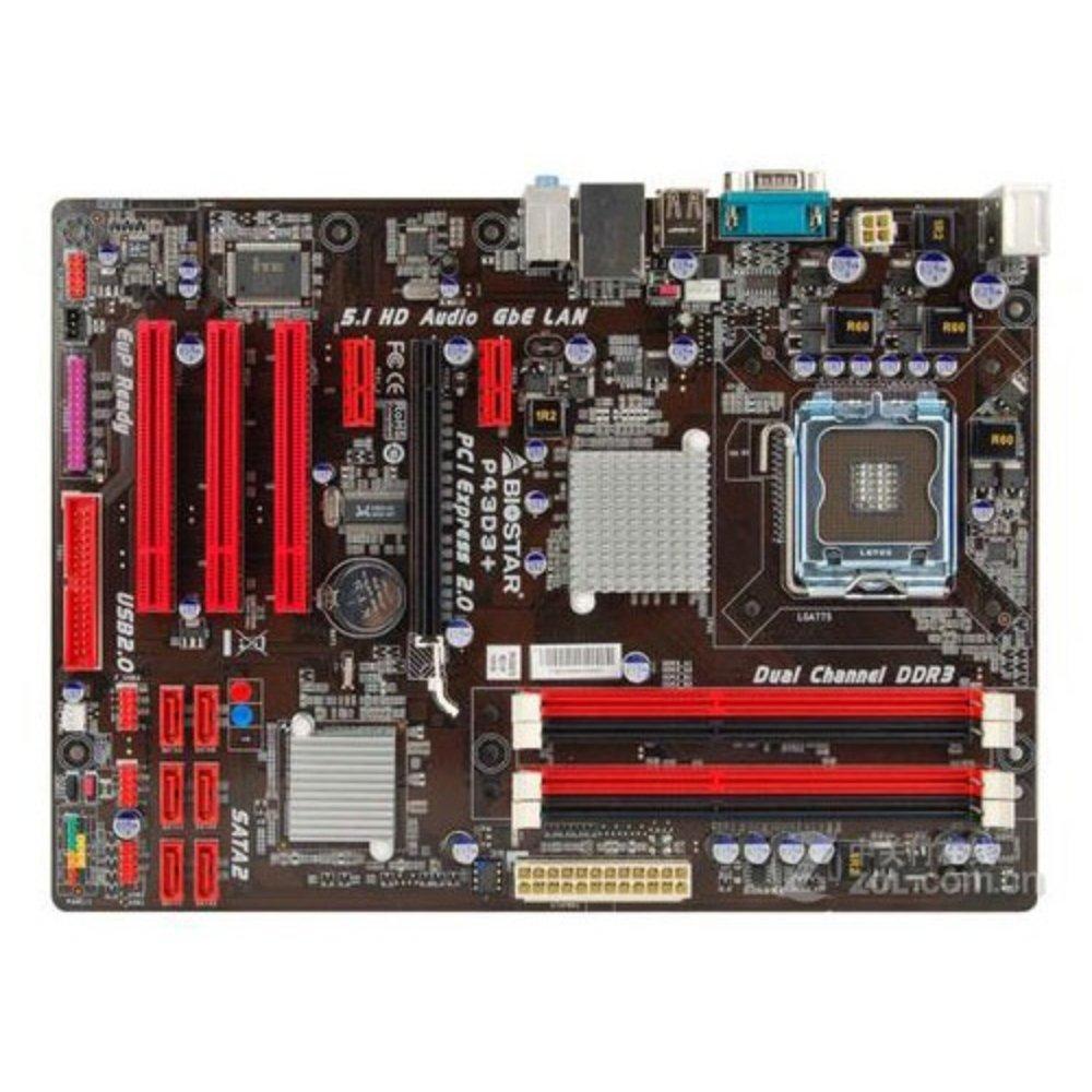 Foto 2 pulgar | Placa Madre Biostar P43d3+ Lga 775 Intel P43 Ddr3 Atx - Venta Internacional.