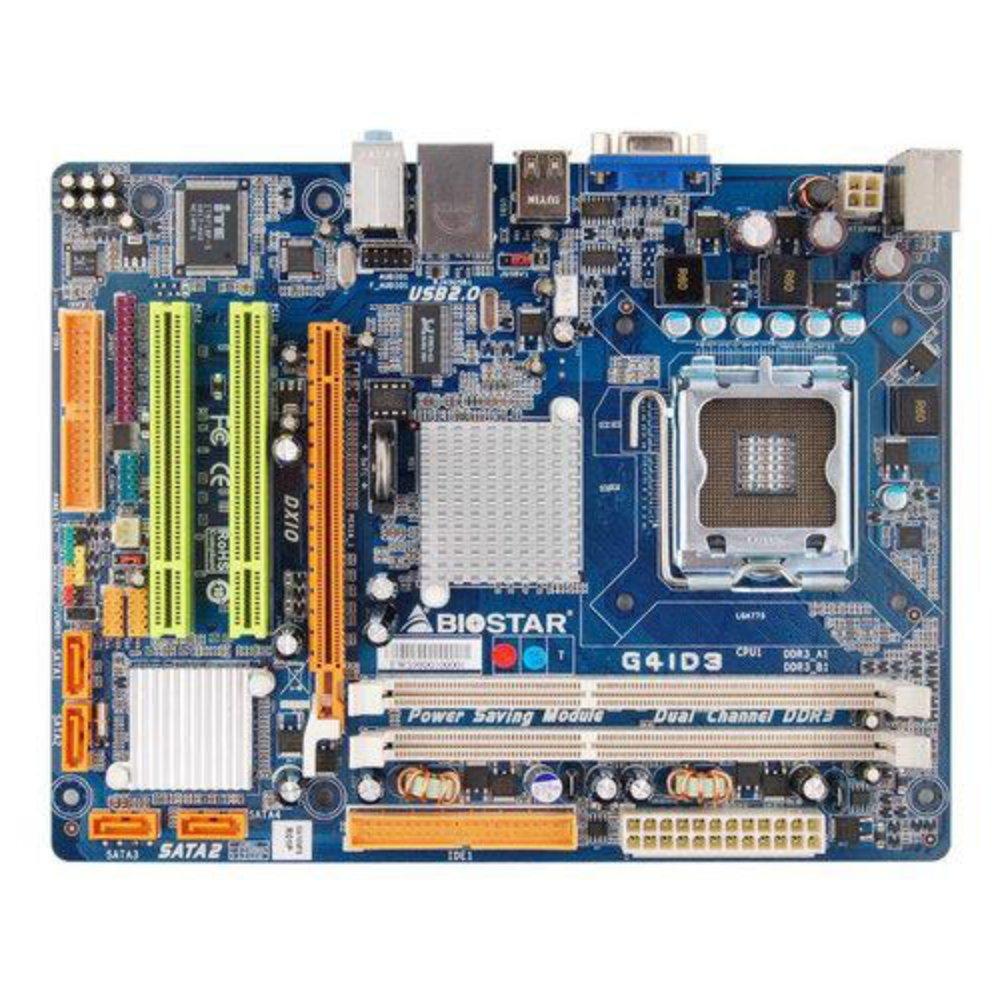 Foto 2 pulgar | Placa Madre Biostar G41d3 Lga 775 Intel G41 Ddr3 Micro Atx - Venta Internacional.